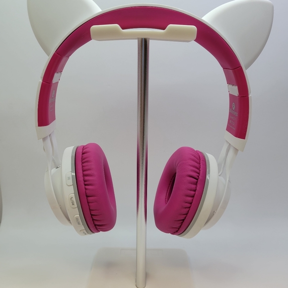 Bluetooth Headphones Riwbox CT-7 Cat Ear LED Light Up Wireless Foldable Headp... - Picture 4 of 5